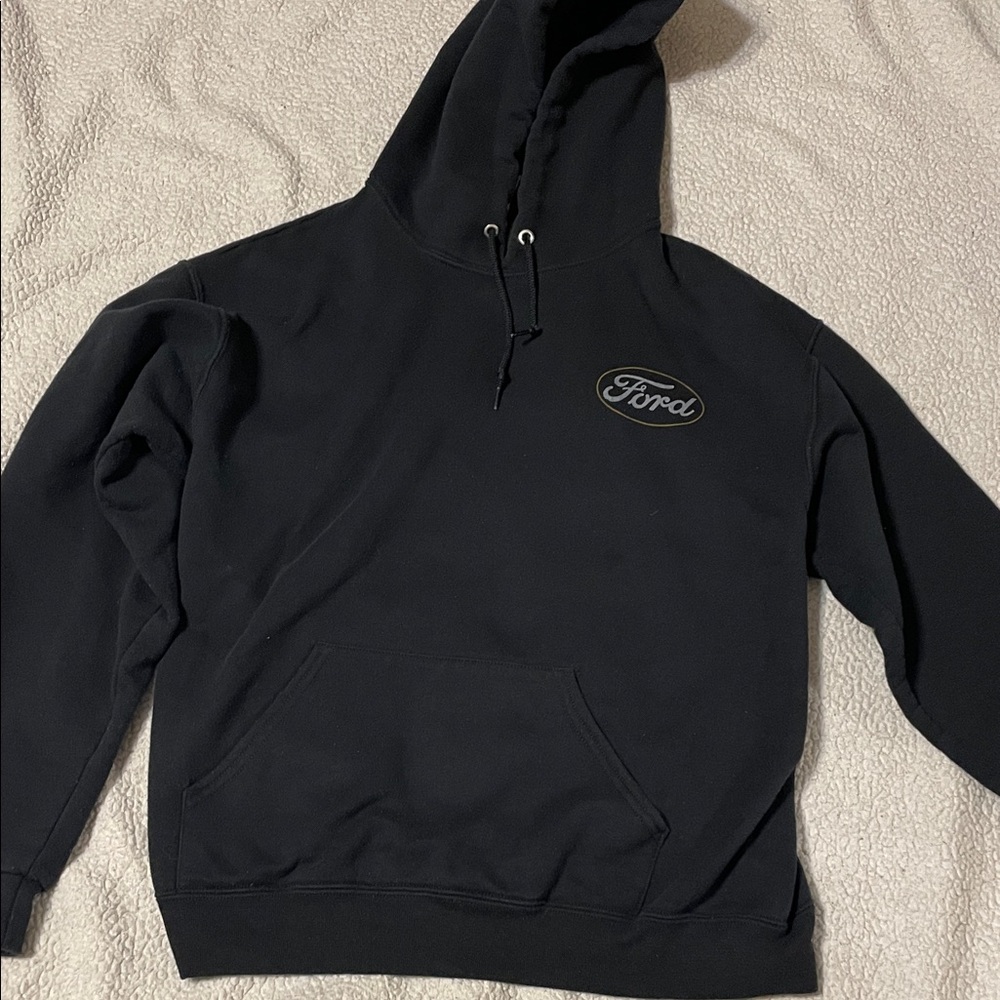 Ford Men's Black Hoodie Sweater
